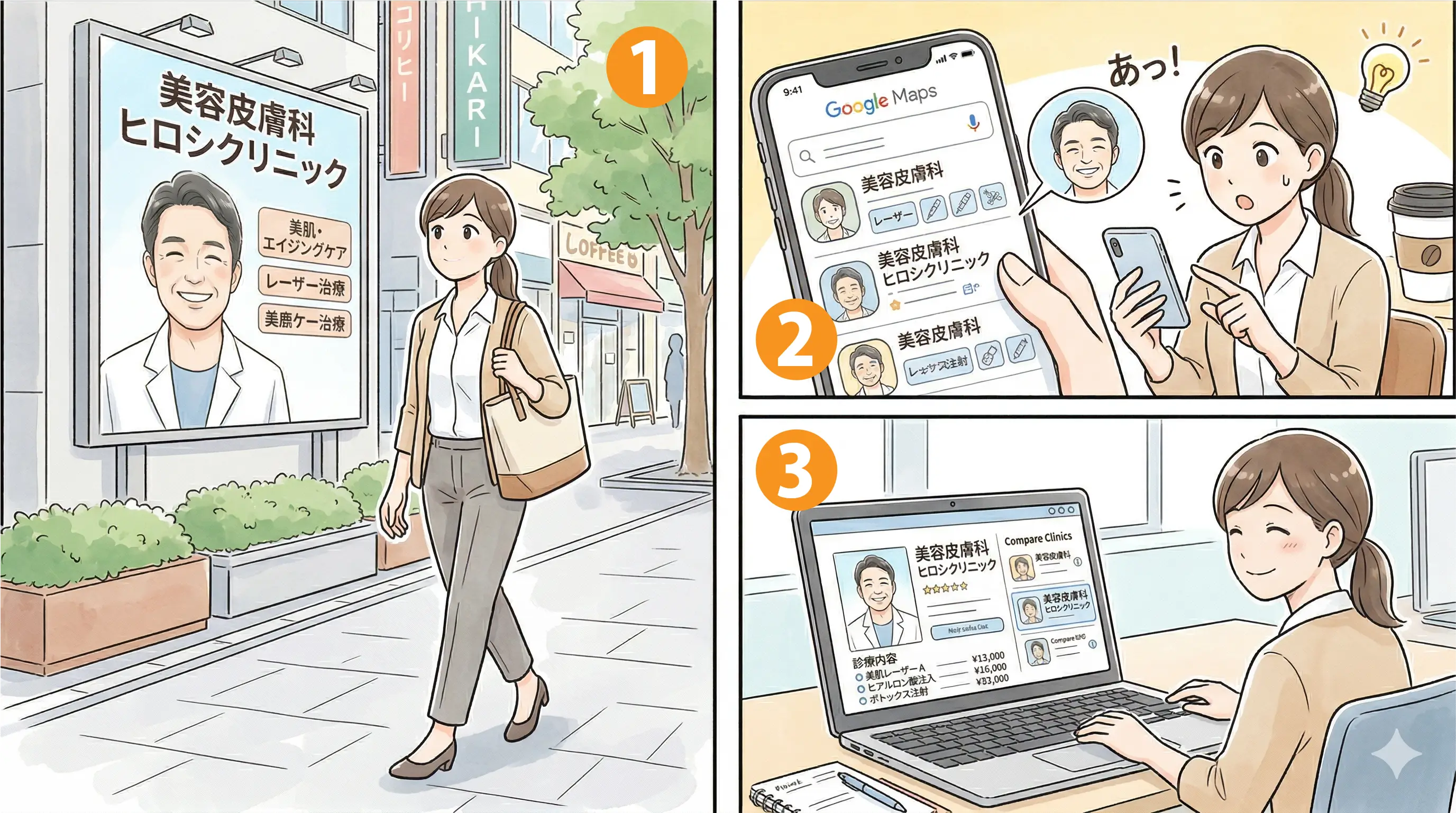 信頼を積み重ねて、ユーザーが検討段階に入った瞬間に最大限の効果を発揮させる看板